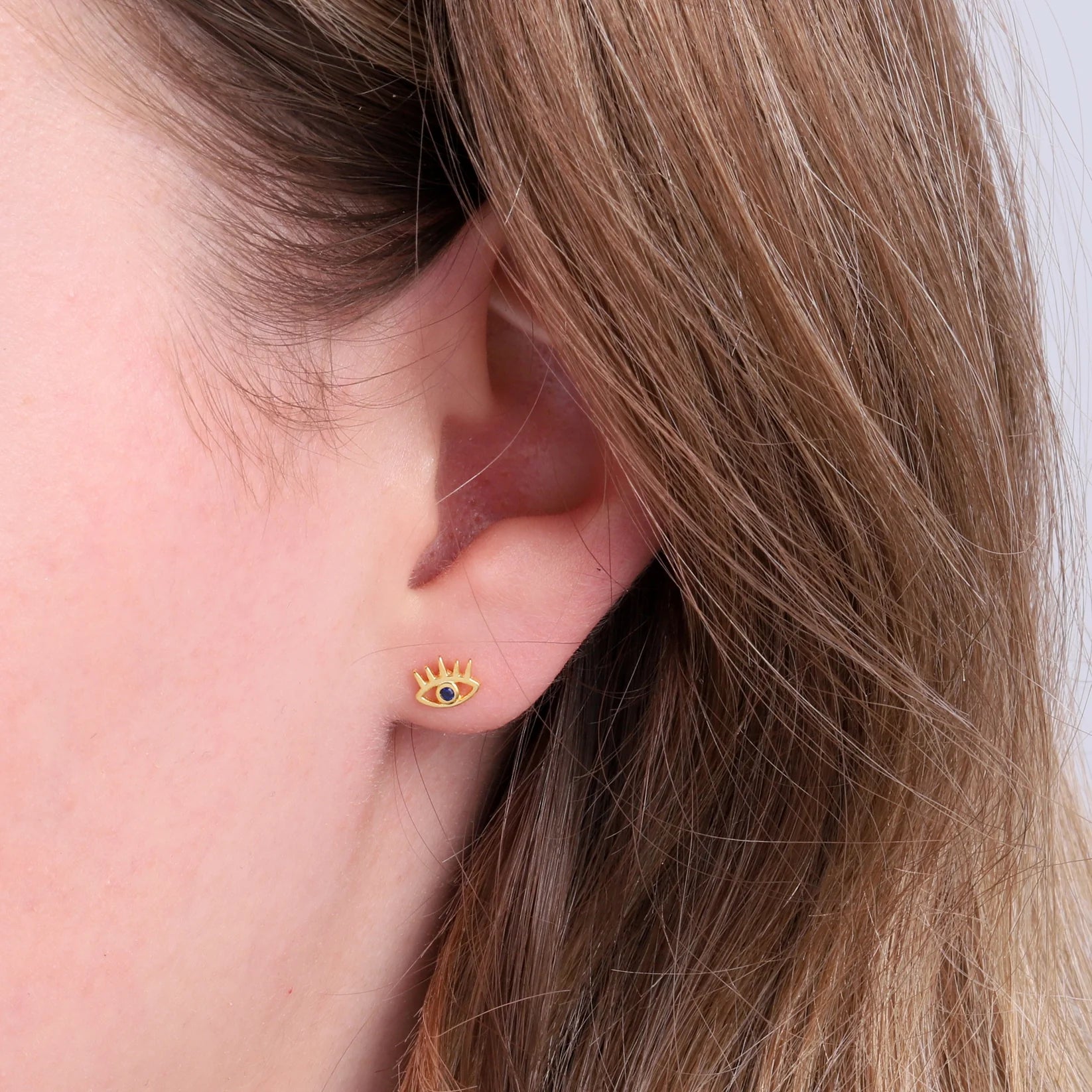 Attic - Evil Eye Earrings - Gold