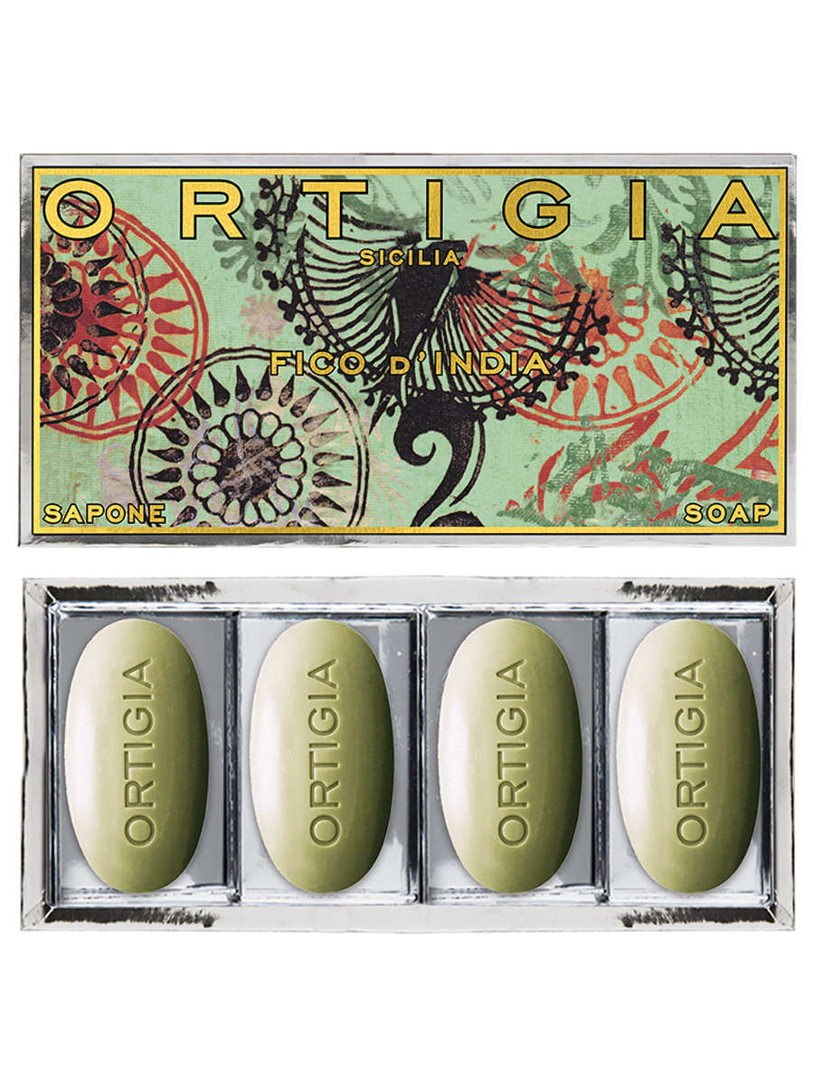 Ortigia - Fico D India - 4 Soap Gift Box