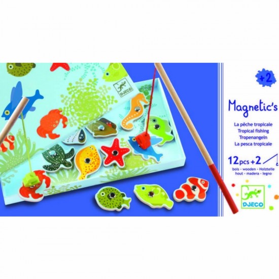 Djeco Magnetic Fishing Game - Tropical