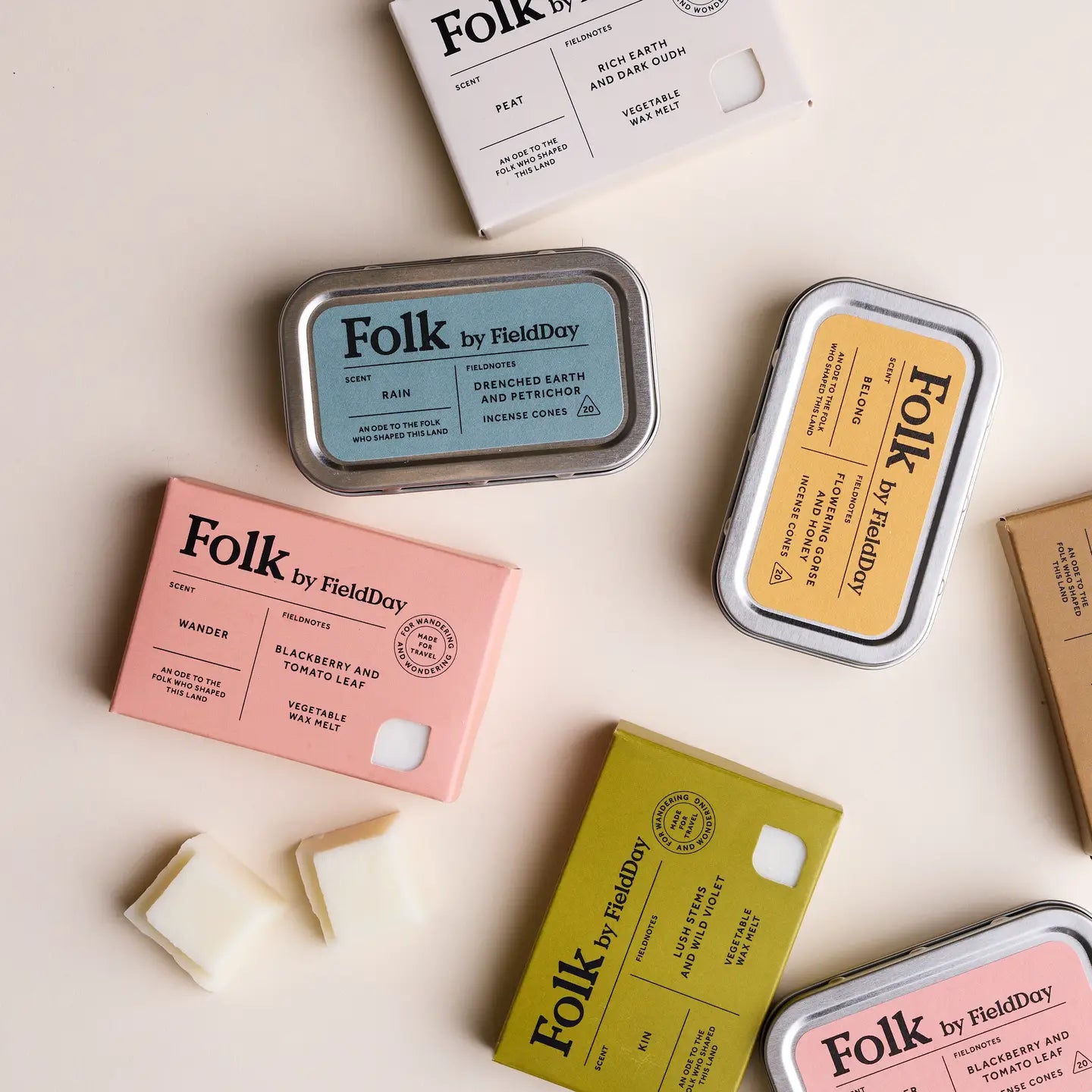 Kin - Folk - Tin of Incense Cones