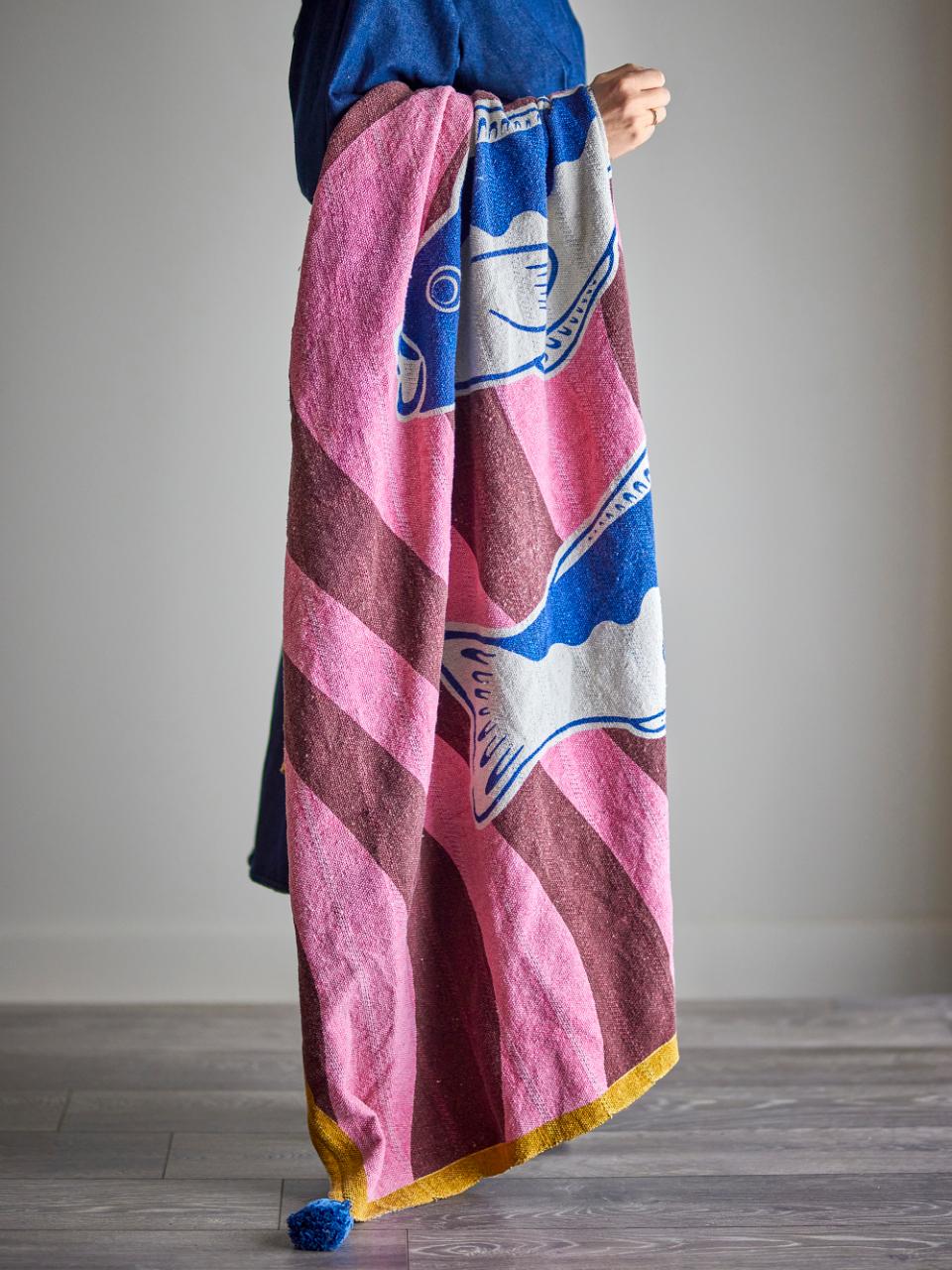 Remy Recycled Cotton Throw - Multi