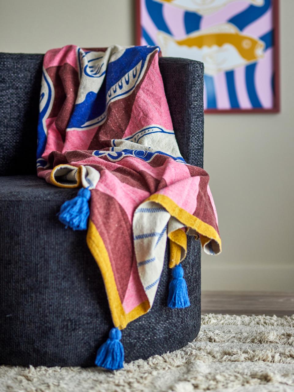 Remy Recycled Cotton Throw - Multi