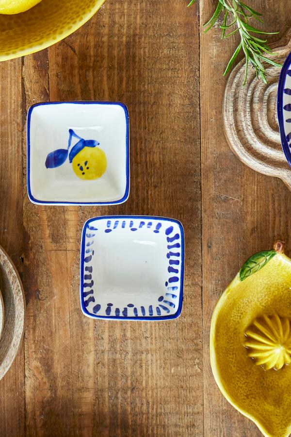 Maxima Bowl Blue Stoneware - set of 2