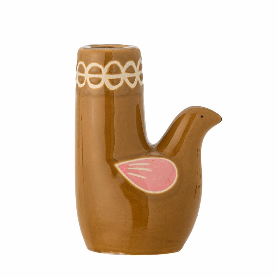 Trudy Candle Holder - Brown