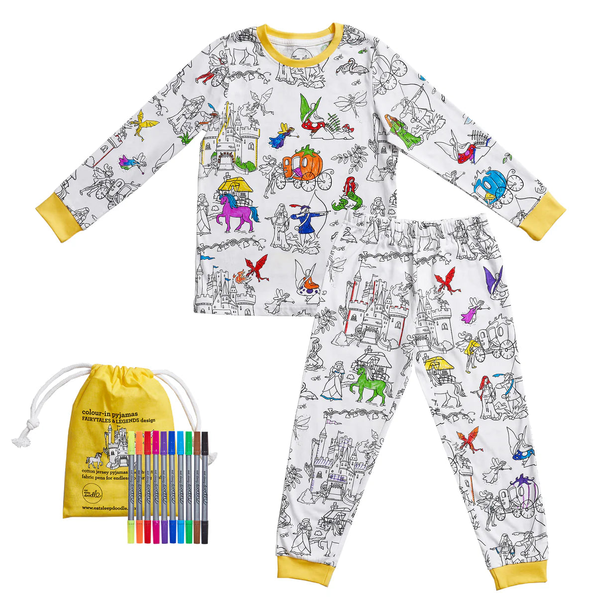 Eat Sleep Doodle - Fairytale PJs Age 5-6