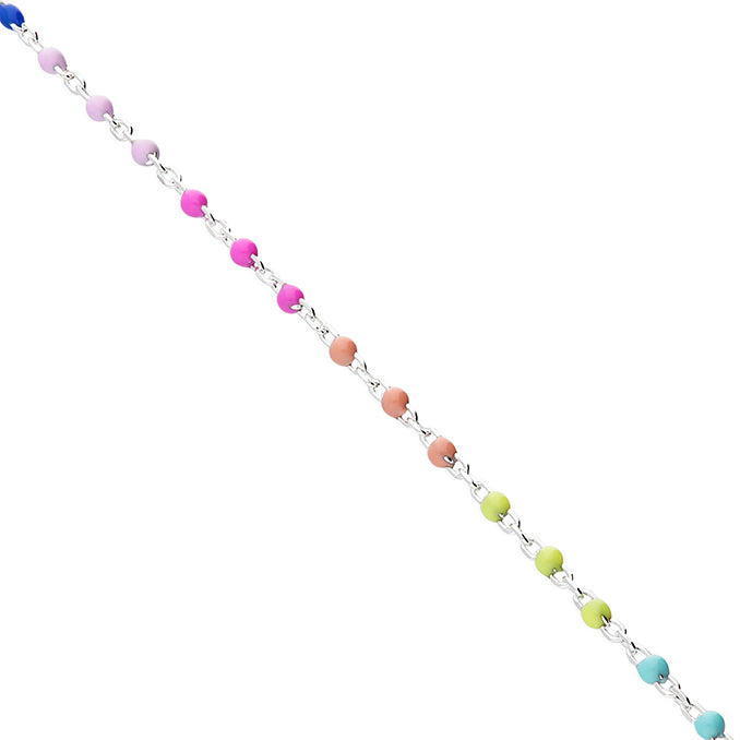 Italian Rainbow Beads Bracelet
