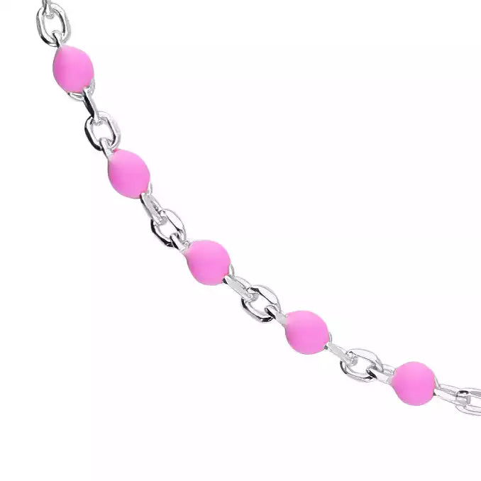 Italian Pink Beads Bracelet