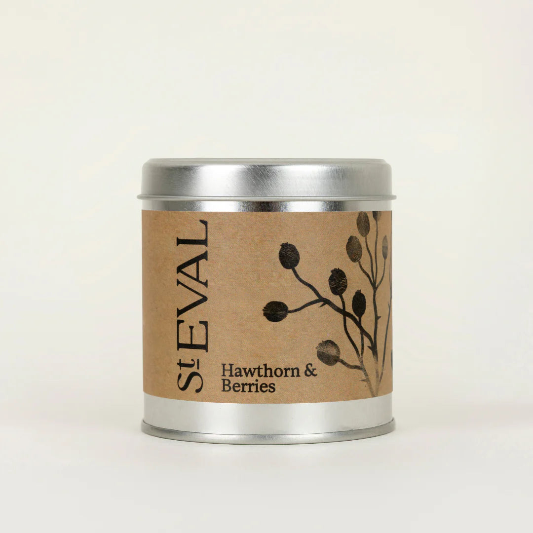 St Eval - Tin Candle - Hawthorn & Berries