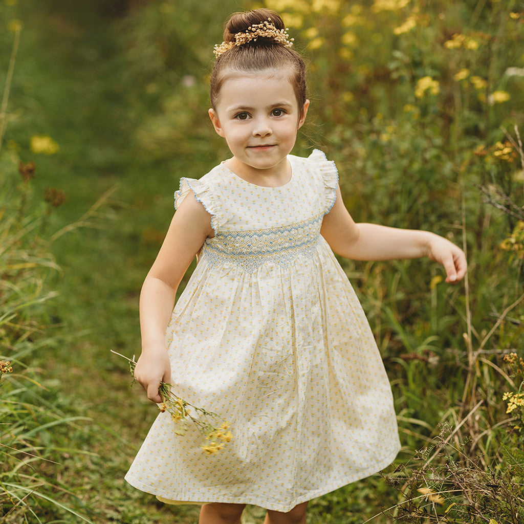 Albetta - Flower Heart Print Dress 5-6Y