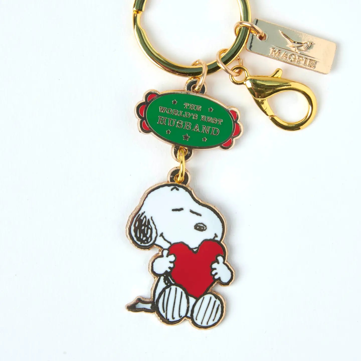 Peanuts Worlds Best Keyring - Husband