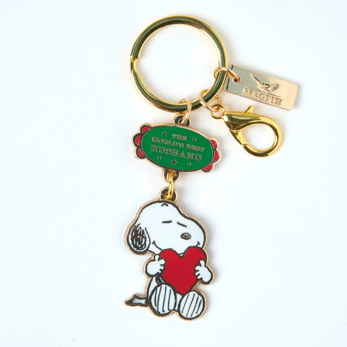 Peanuts Worlds Best Keyring - Husband