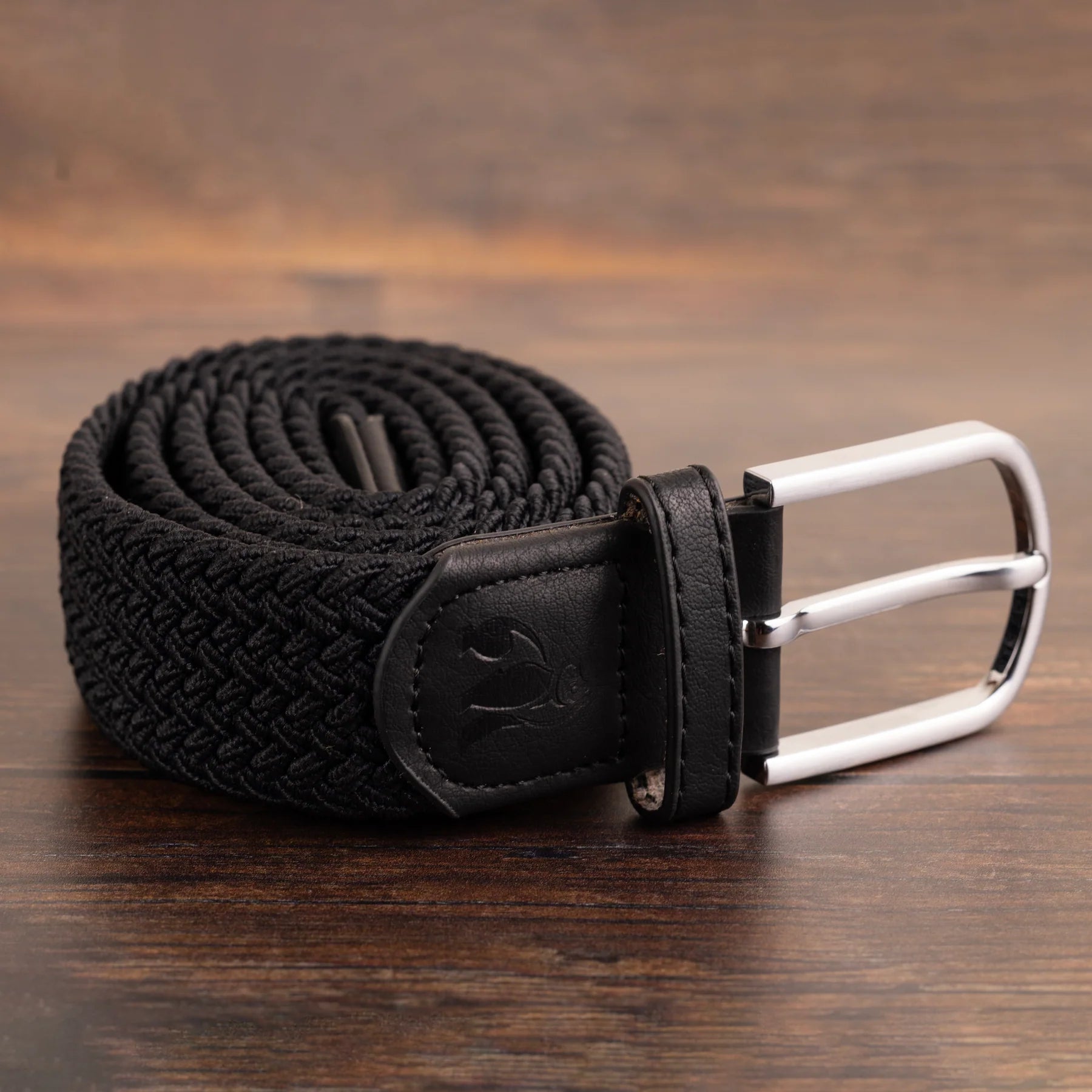 Swole Panda - Jet Black Woven Belt - M