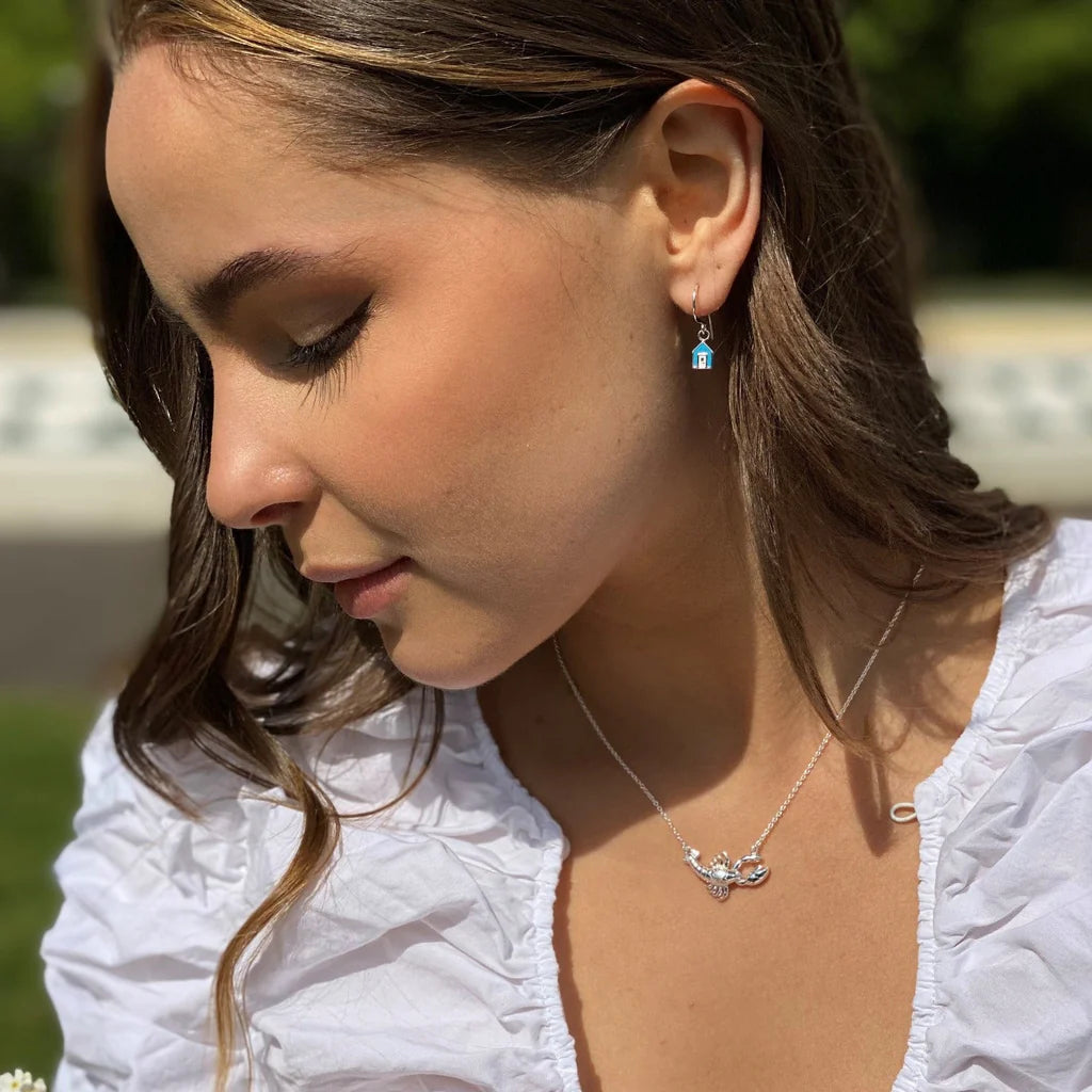 Reeves & Reeves - Large Sterling Silver Lobster Necklace