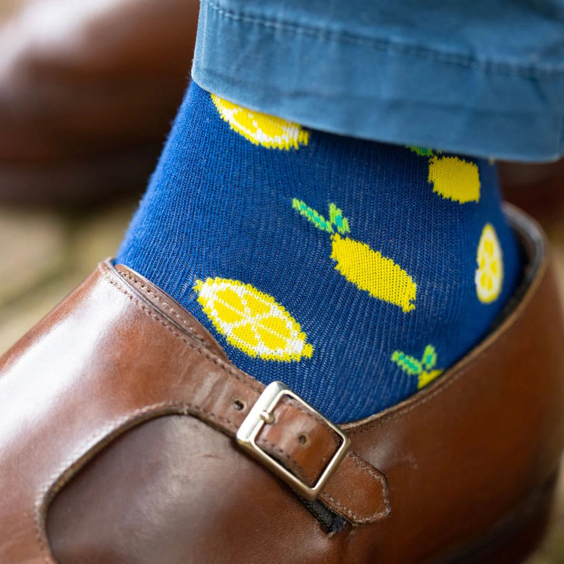 Lemon Bamboo Socks