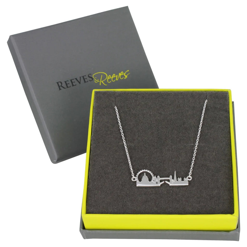 Reeves & Reeves - Sterling Silver London Skyline Necklace