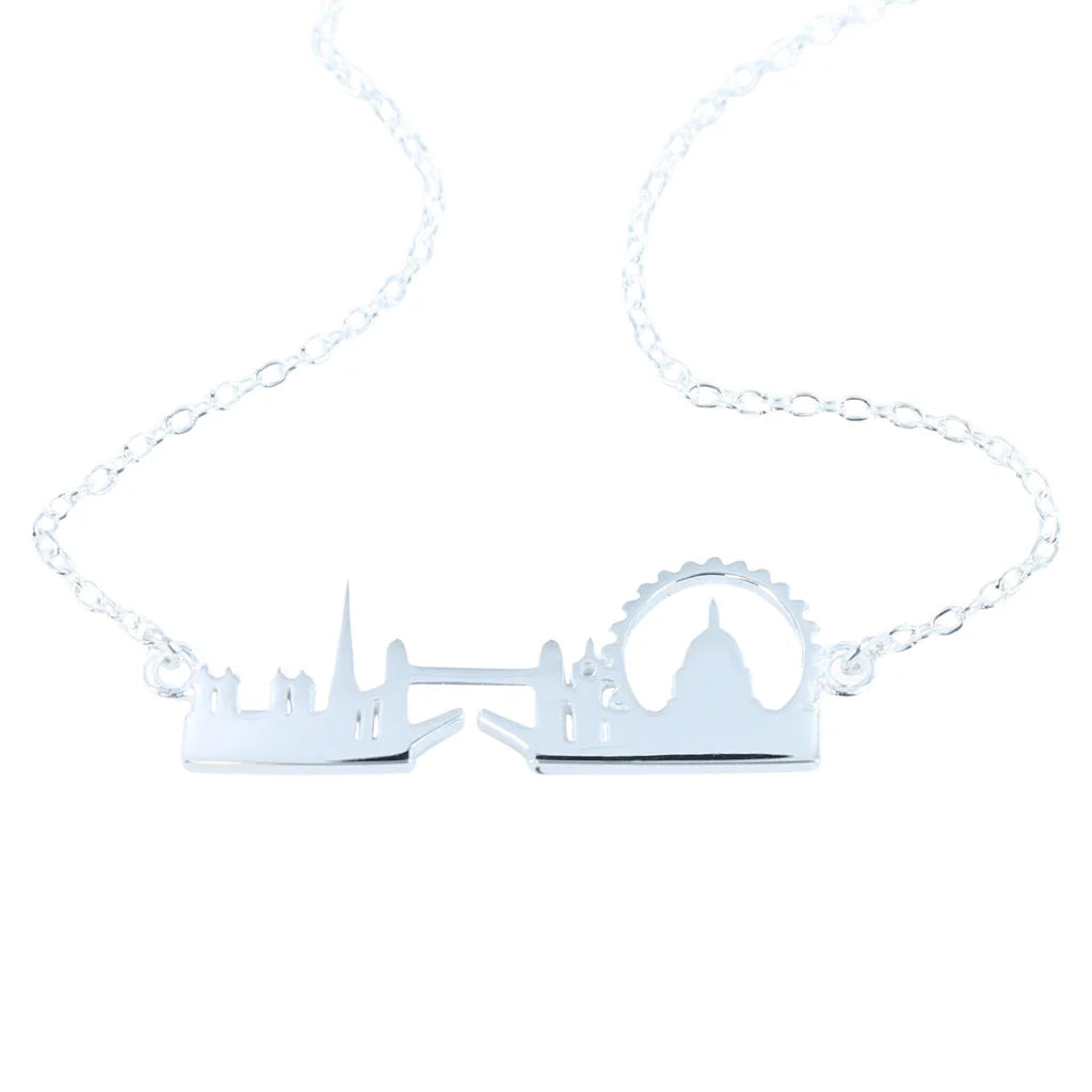 Reeves & Reeves - Sterling Silver London Skyline Necklace