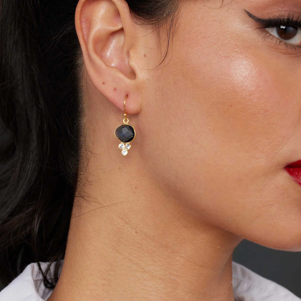 Lori Earrings - Lolite