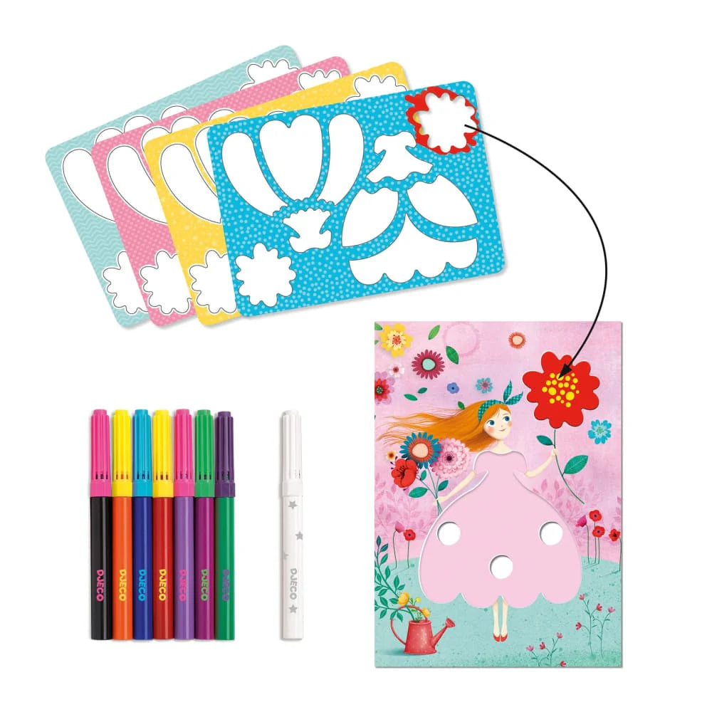 Djeco - Magic Colouring - Maries Pretty Dresses