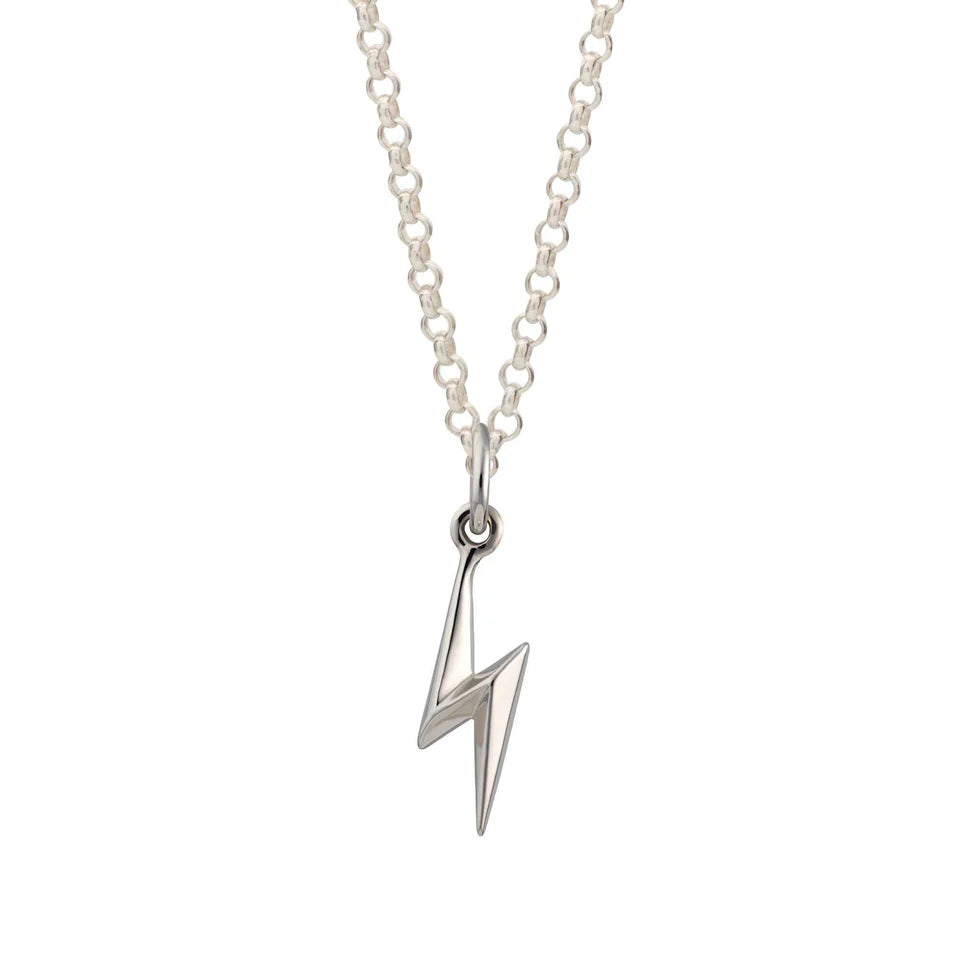 Scream Pretty - Lightning bolt Necklace - Sterling Silver