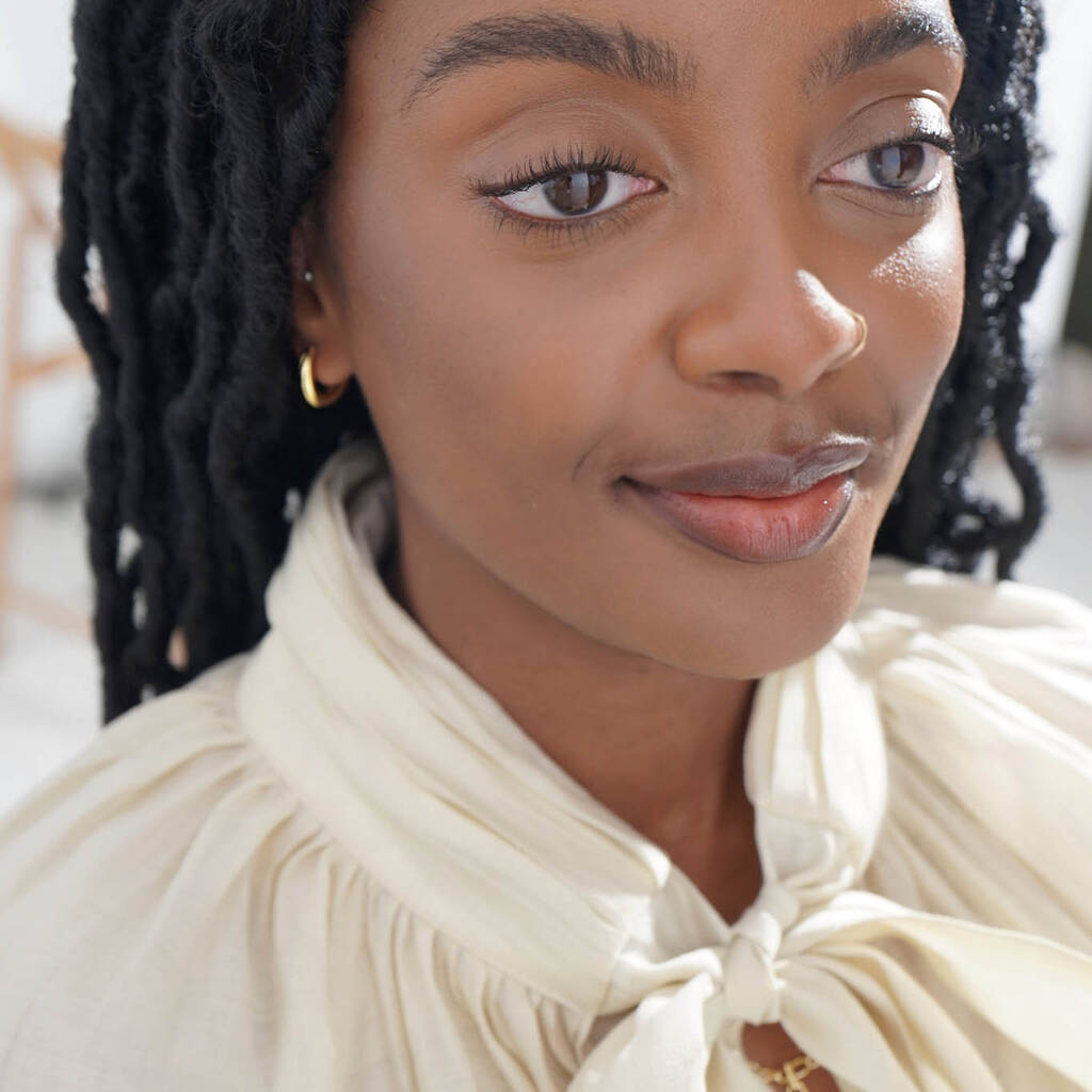 Wobbly Classic Small Hoop Earrings - Silver