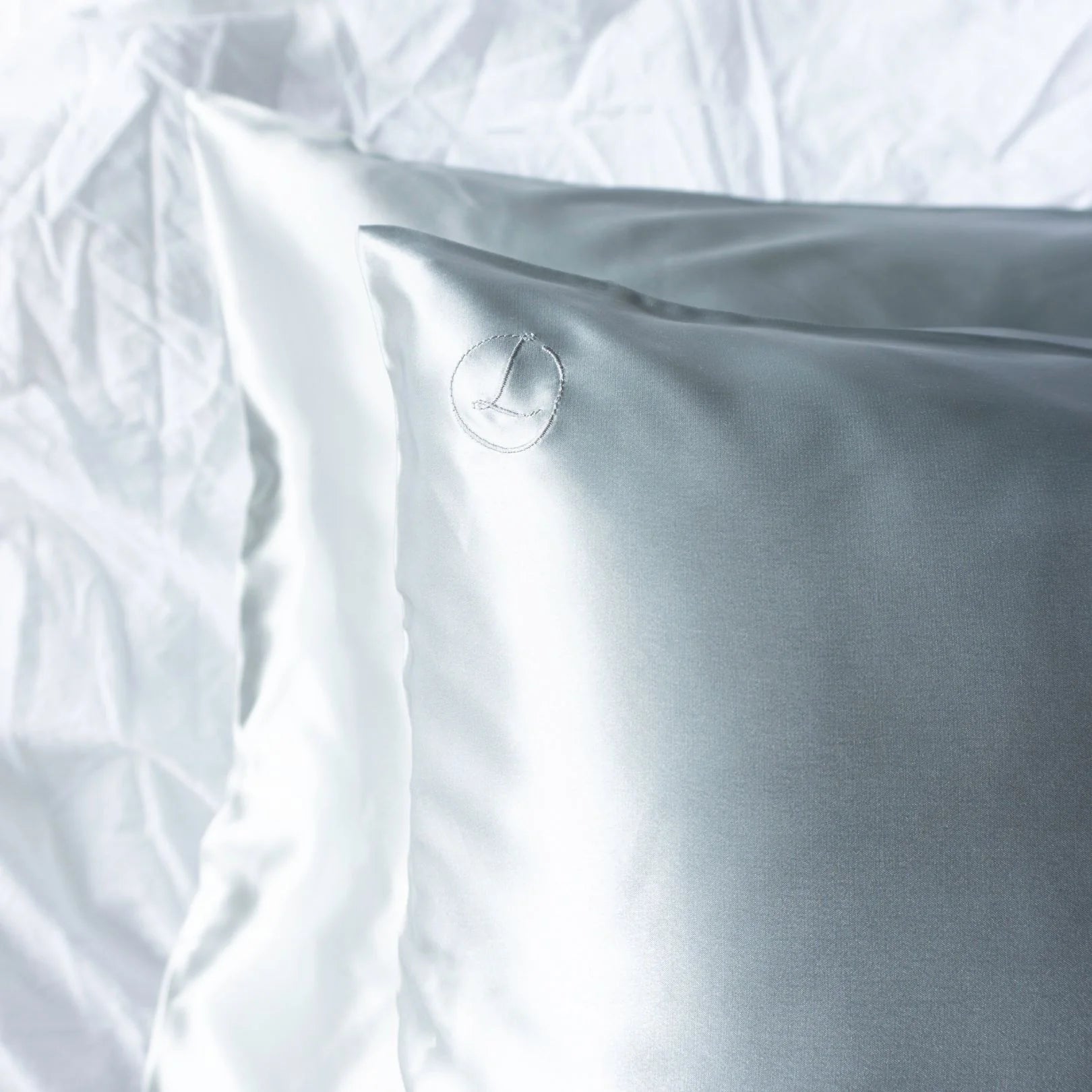 Mulberry Silk Pillowcase - Silver Grey