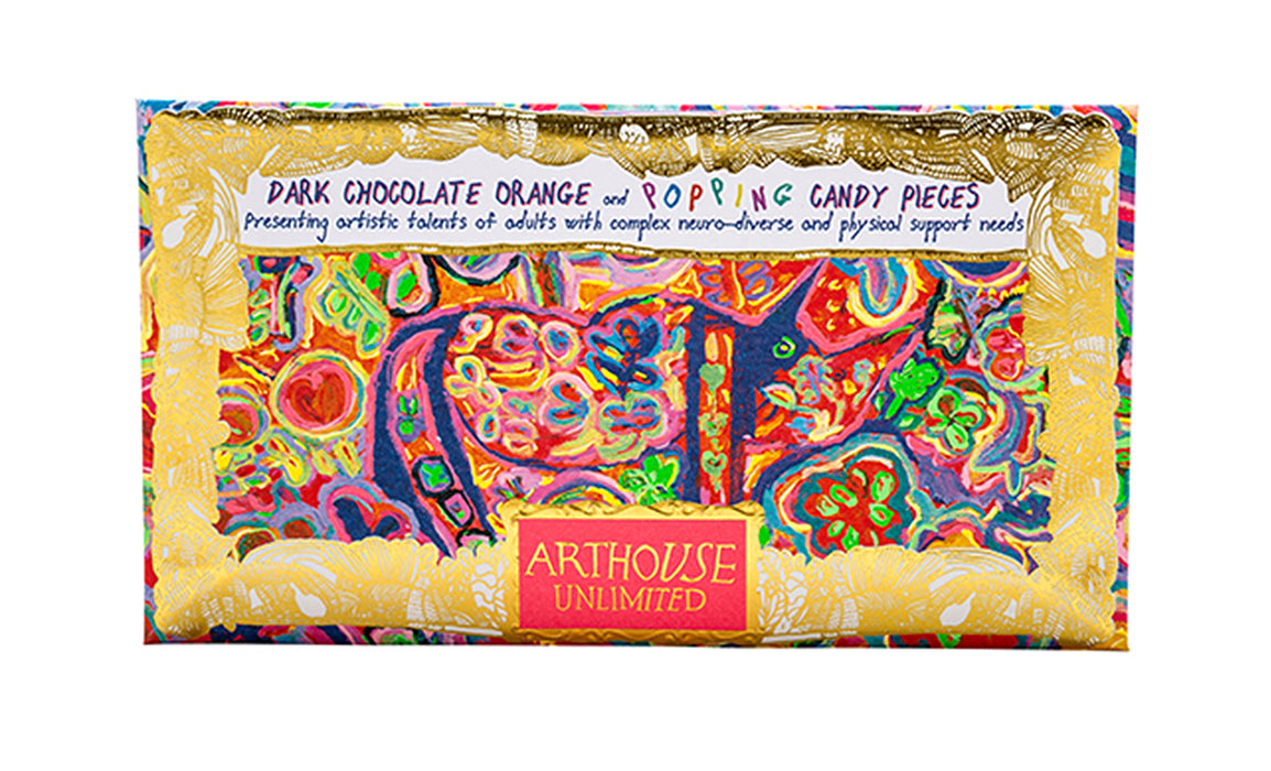 Rhino in Bloom Dark Chocolate Bar
