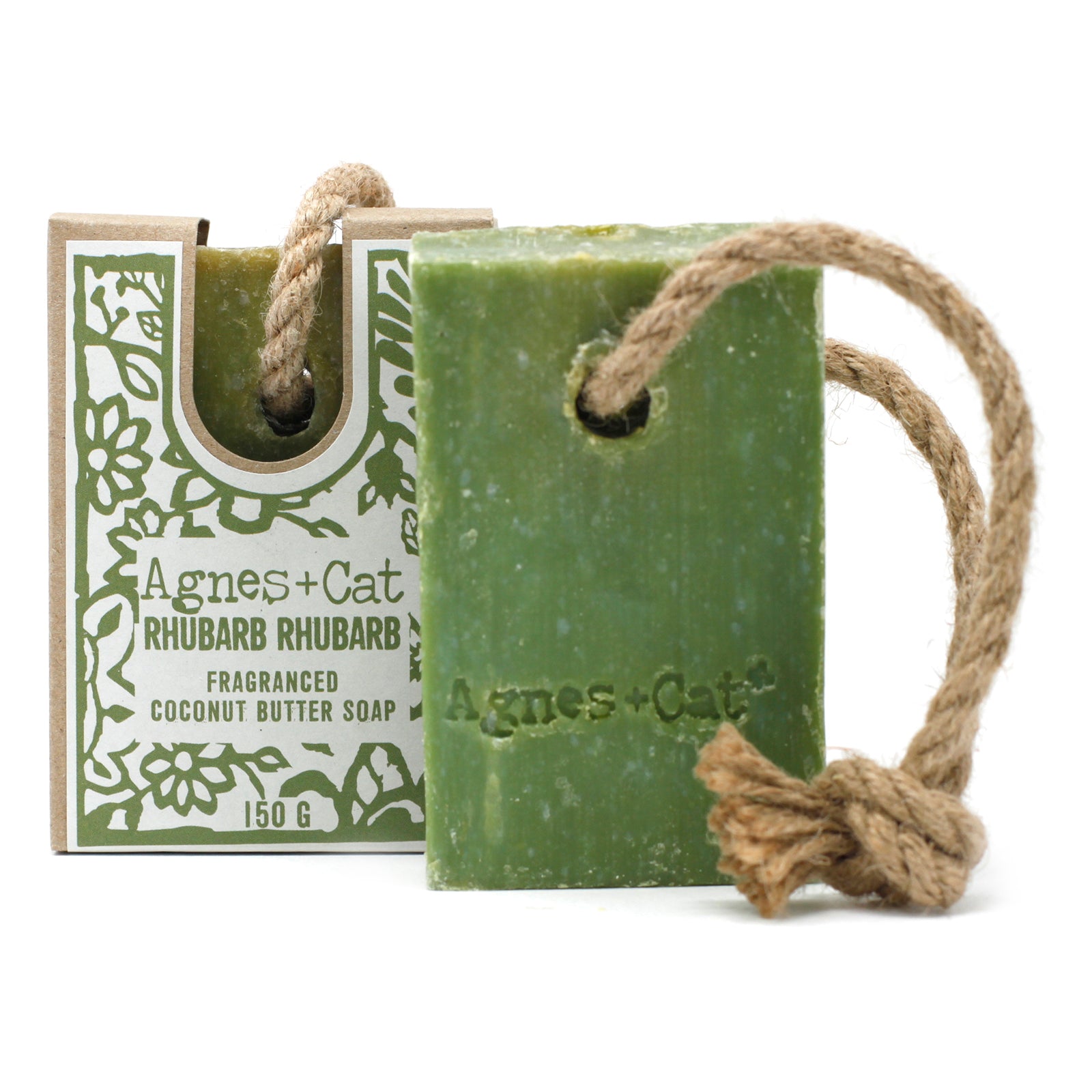 Agnes & Cat - Soap on a Rope - Rhubarb