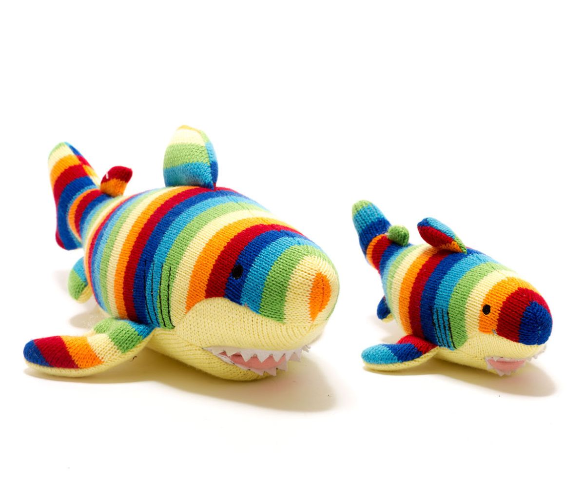 Best Years - Knitted Shark Baby Rattle