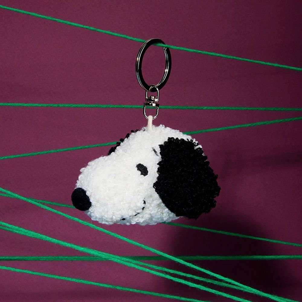 Snoopy Eco Teddy Keyring - Yellow