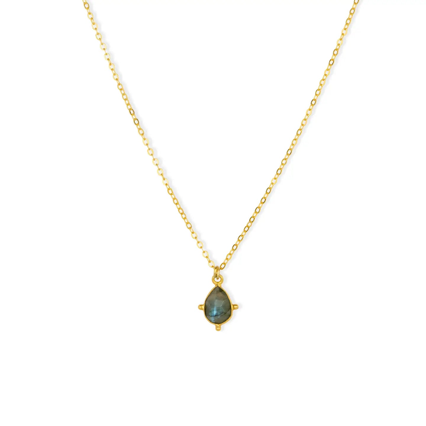 Ashiana London - Snowdrop Labradorite Necklace