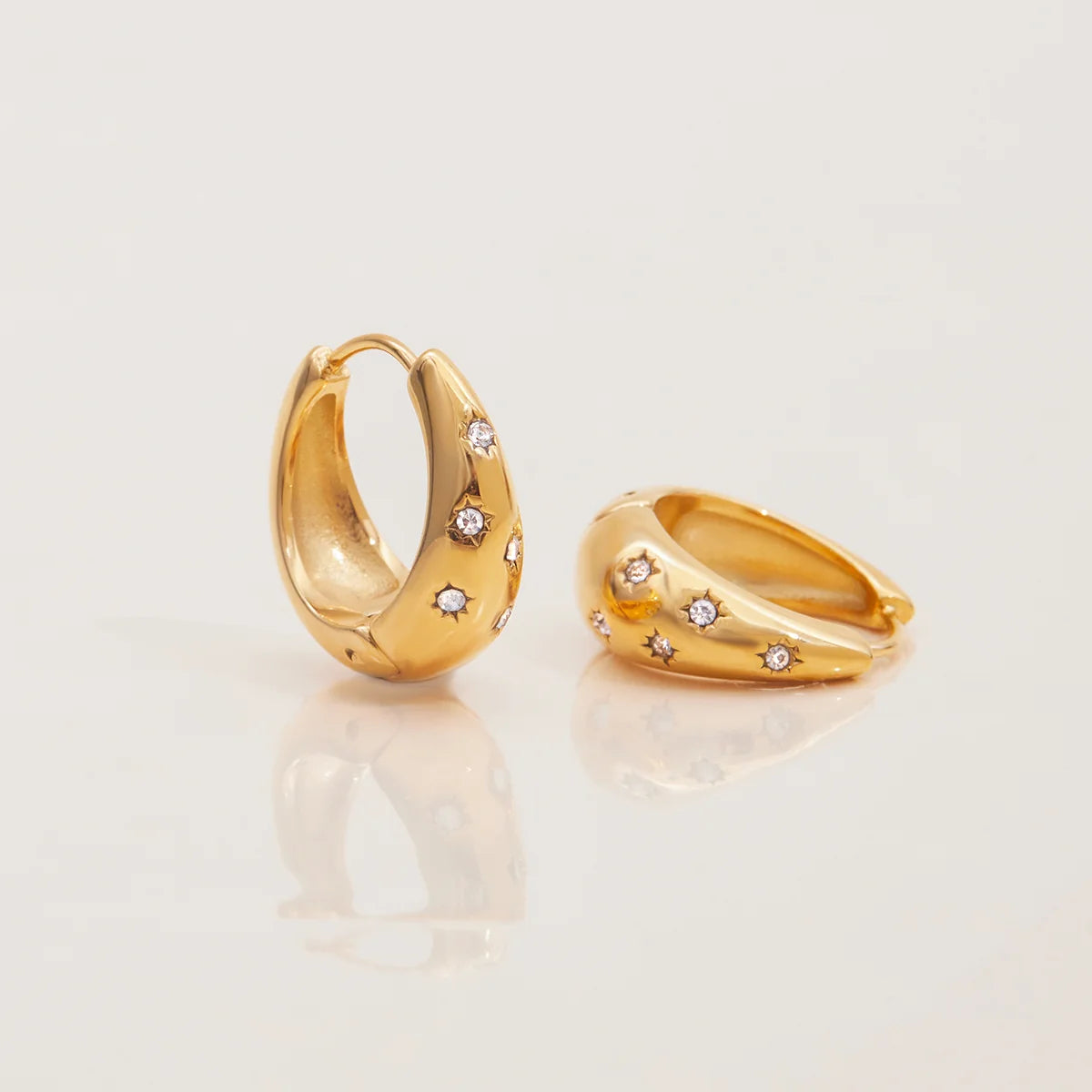 Twinkle Hoop Earrings - 3 colourways