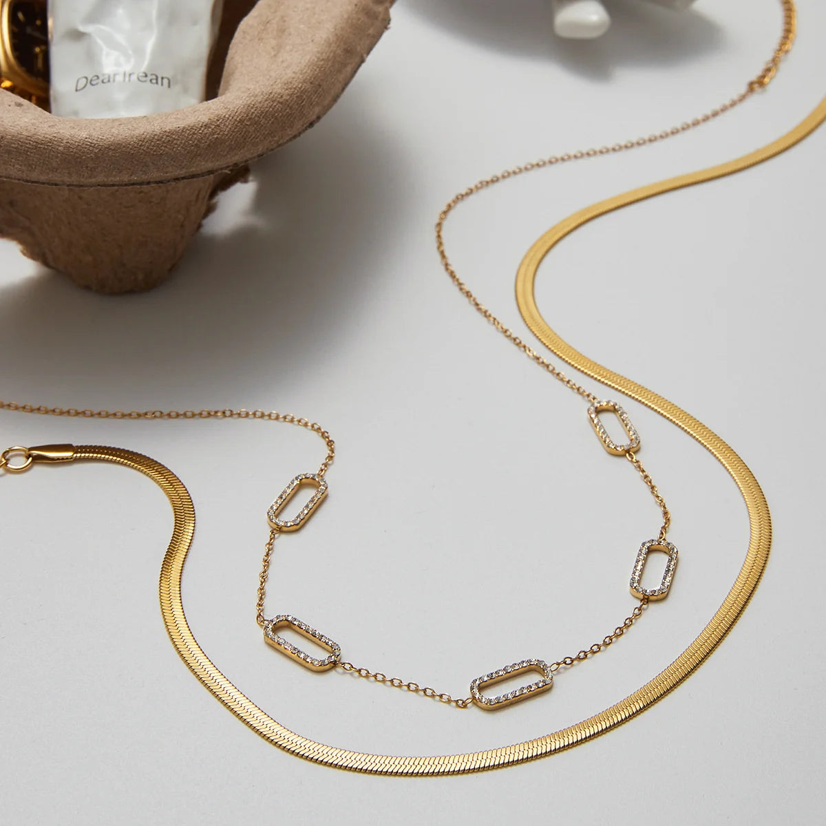 Sparkle Chain Link Necklace