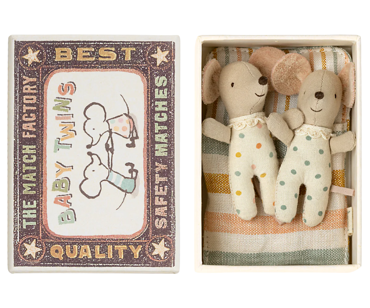 Maileg - Baby Twins Matchbox