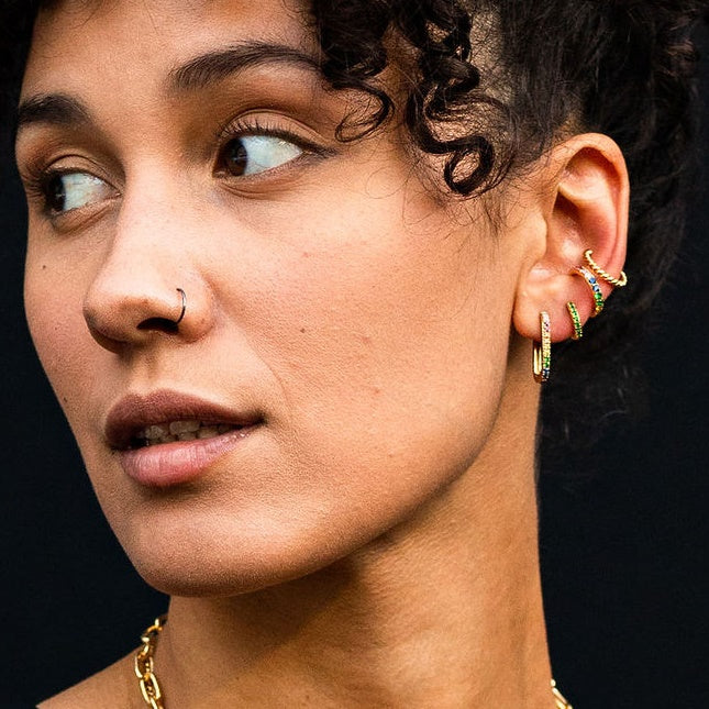 Scream Pretty - Twist Single Ear Cuff - Gold Plated