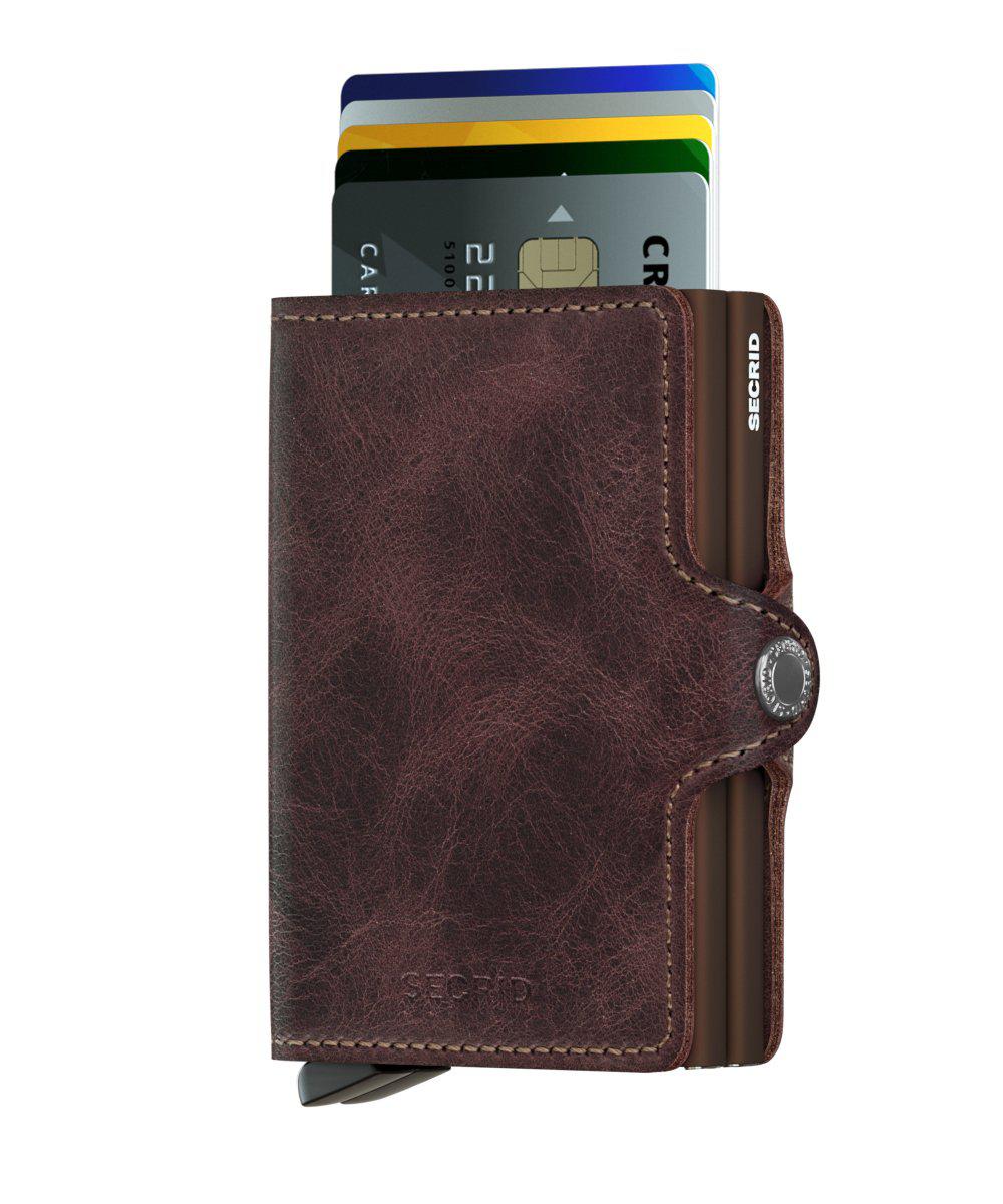 Secrid Miniwallet Twin - Vintage Chocolate