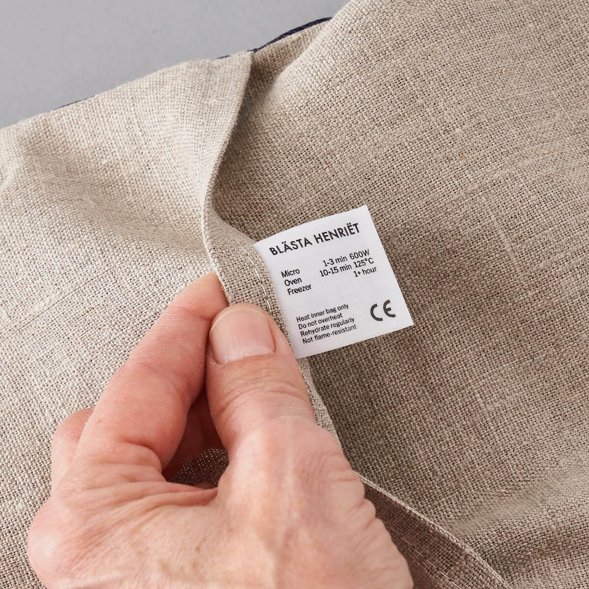 Wheat Bag - Herringbone Linen