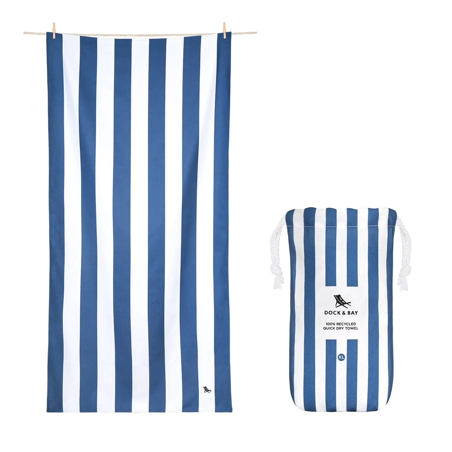 Beach Towel - Whitsunday Blue XL