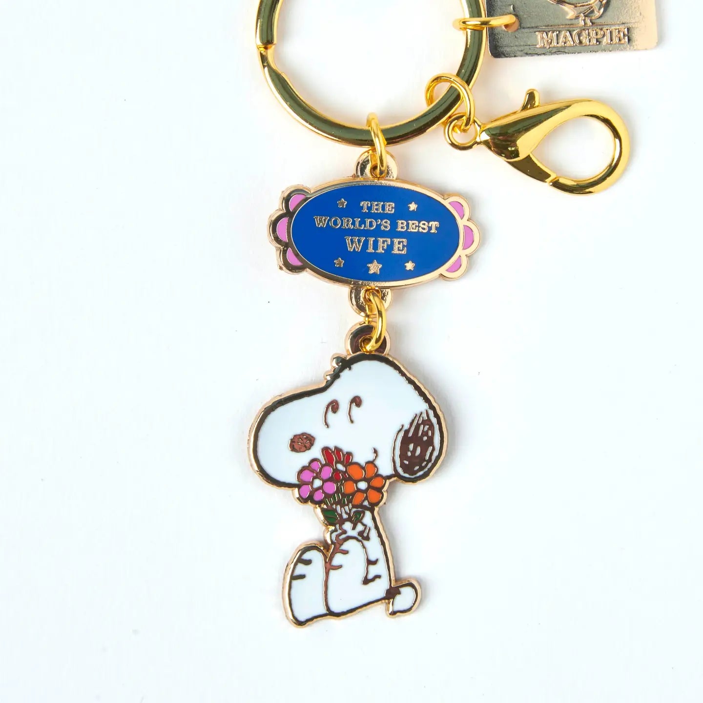 Peanuts Worlds Best Keyring - Wife