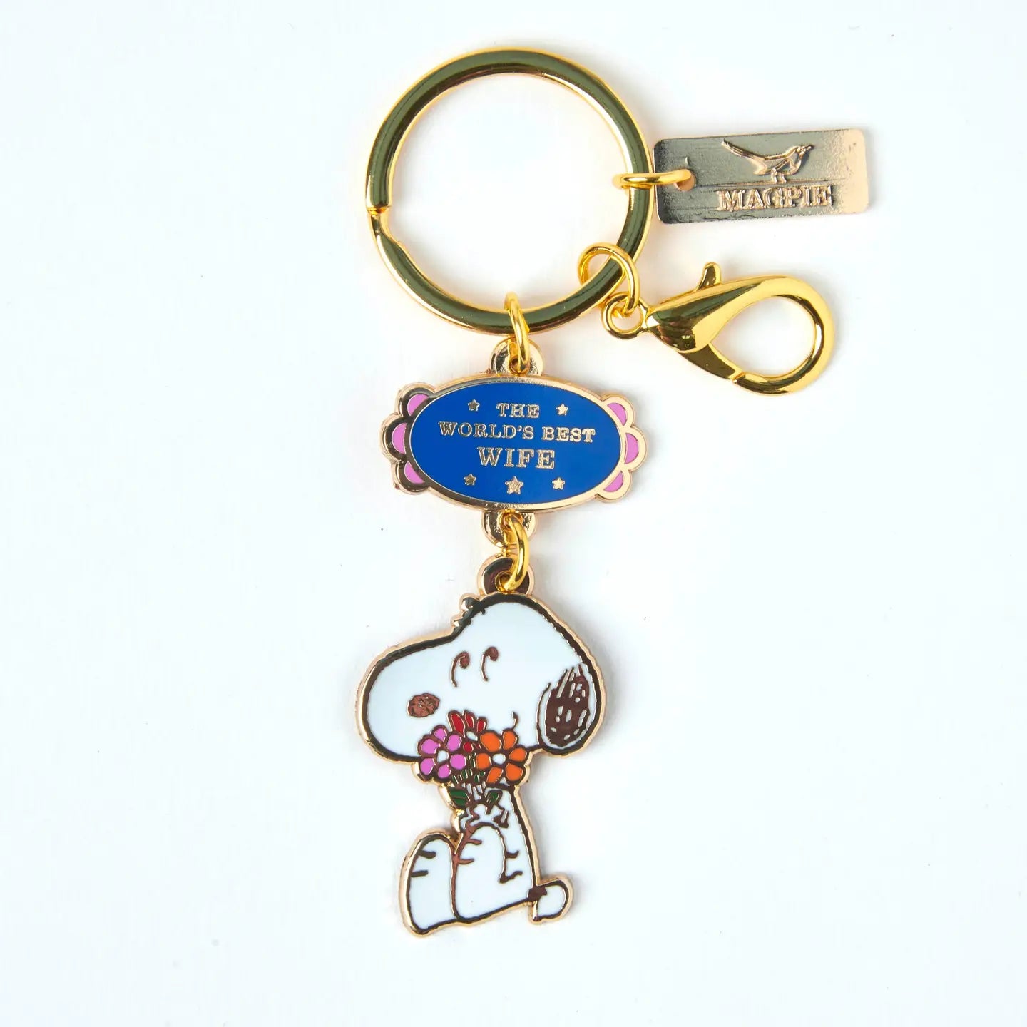 Peanuts Worlds Best Keyring - Wife