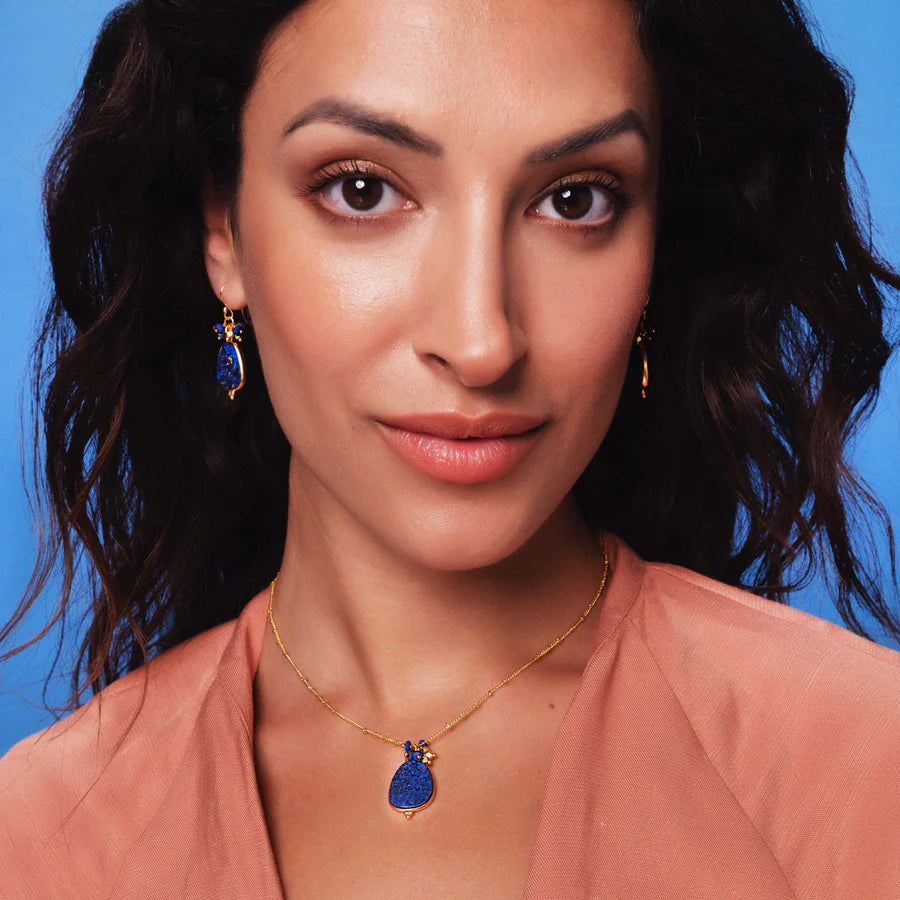 Ashiana - Willow Lapis Lazuli Necklace