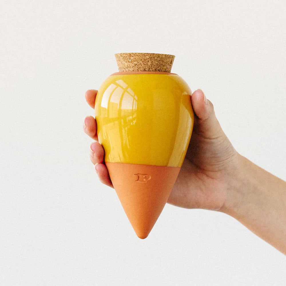Pepin - Plant Watering Olla - Mustard