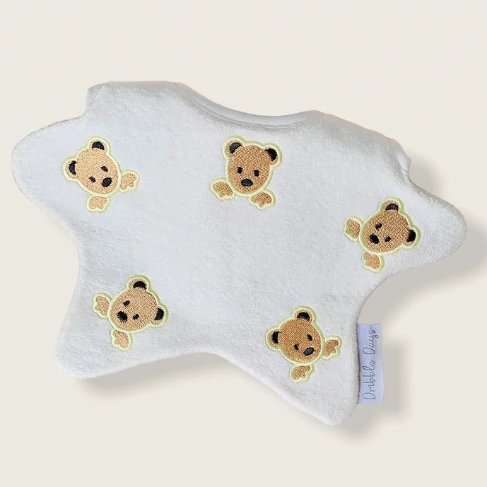 The Blue Teddy Bear Bib