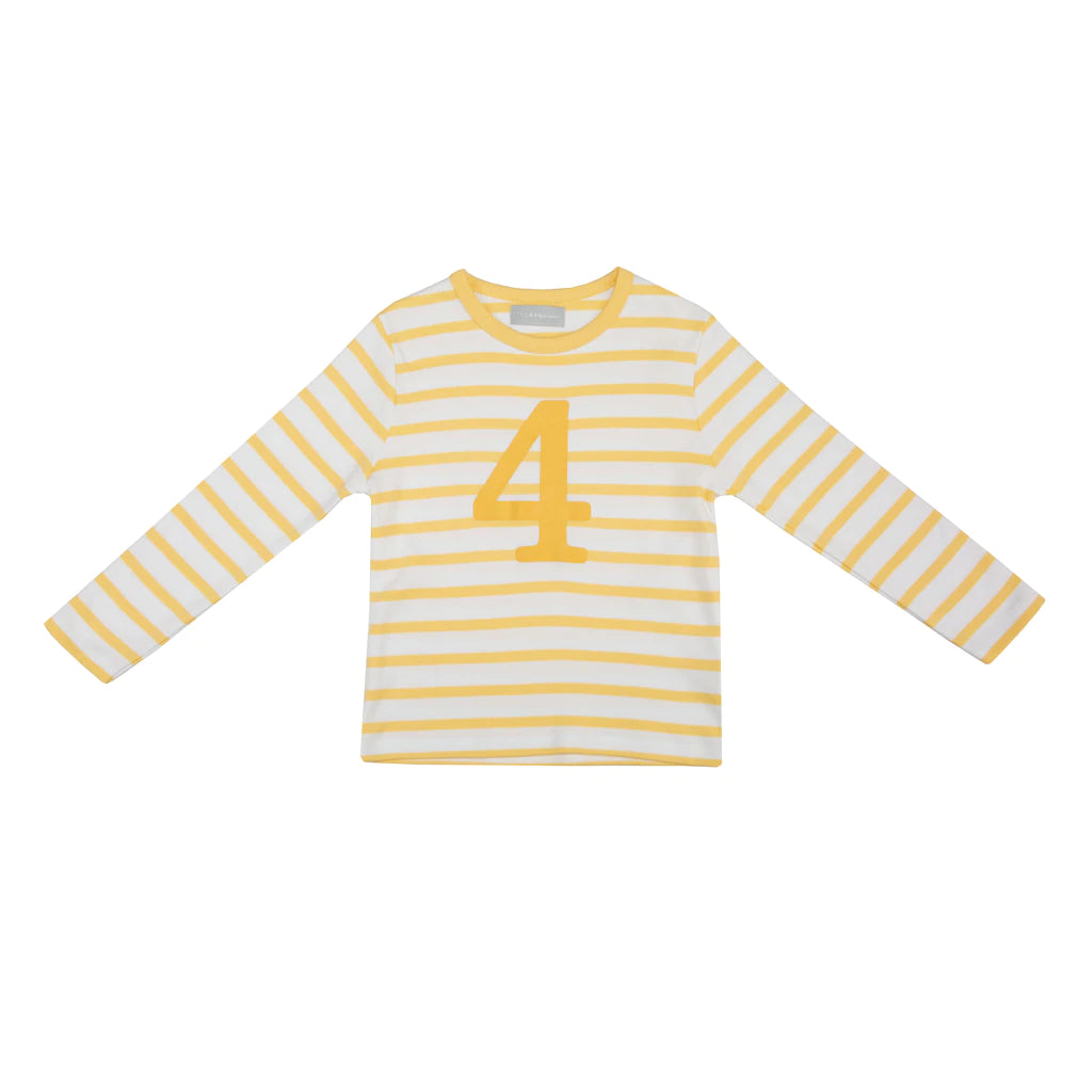 Yellow & White Striped Top - Number 4