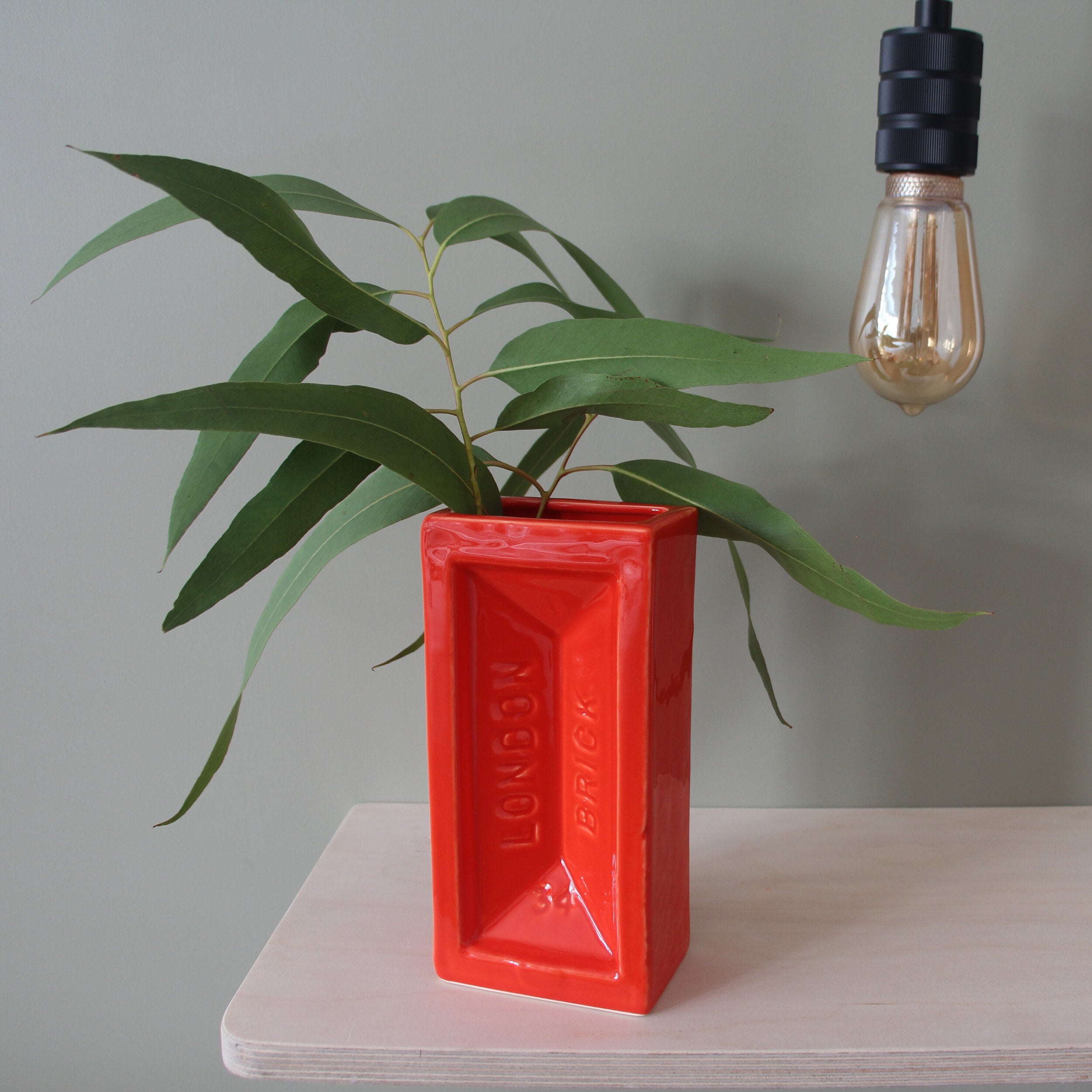 London Brick Vase ORANGE