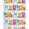 Miaow for Now Organic Cotton Tea Towel