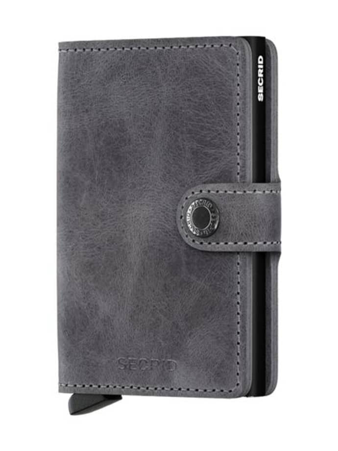 SECRID MINIWALLET - Vintage Grey - Black