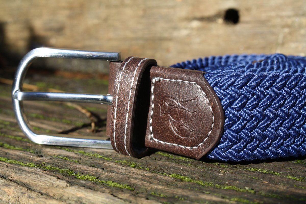 Navy Woven Belt