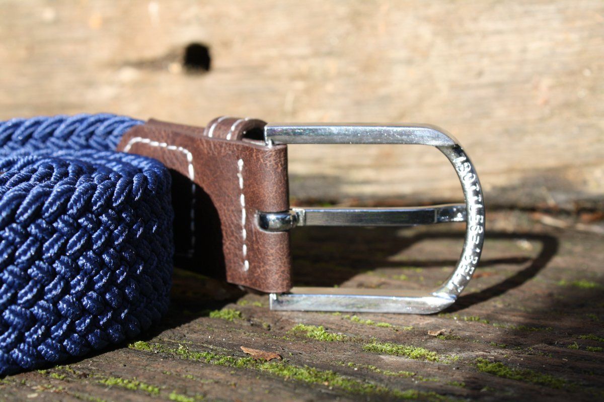 Navy Woven Belt