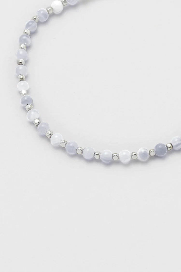 Estella Bartlett - Blue Lace Agate Amelia Bracelet