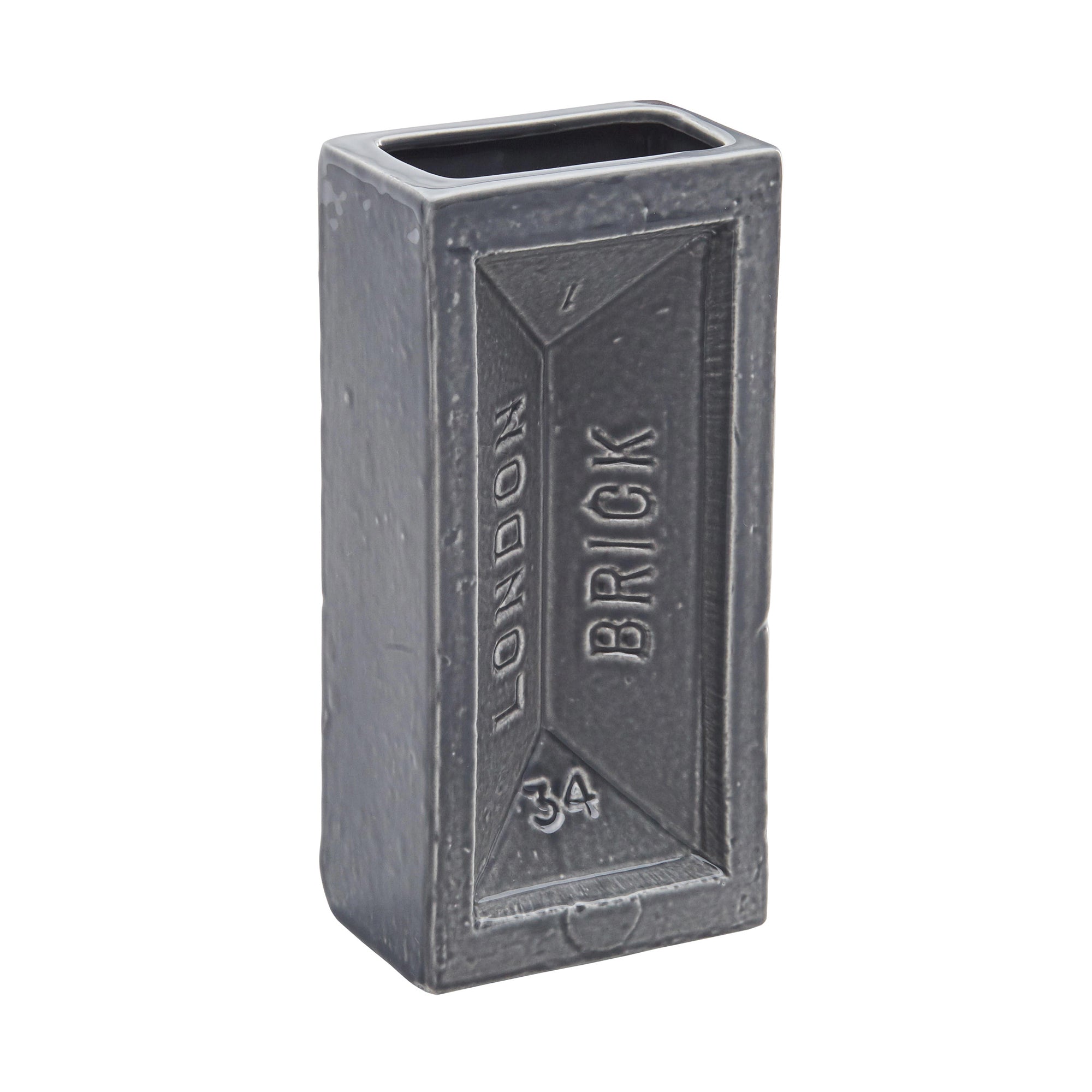 London Brick Vase GREY
